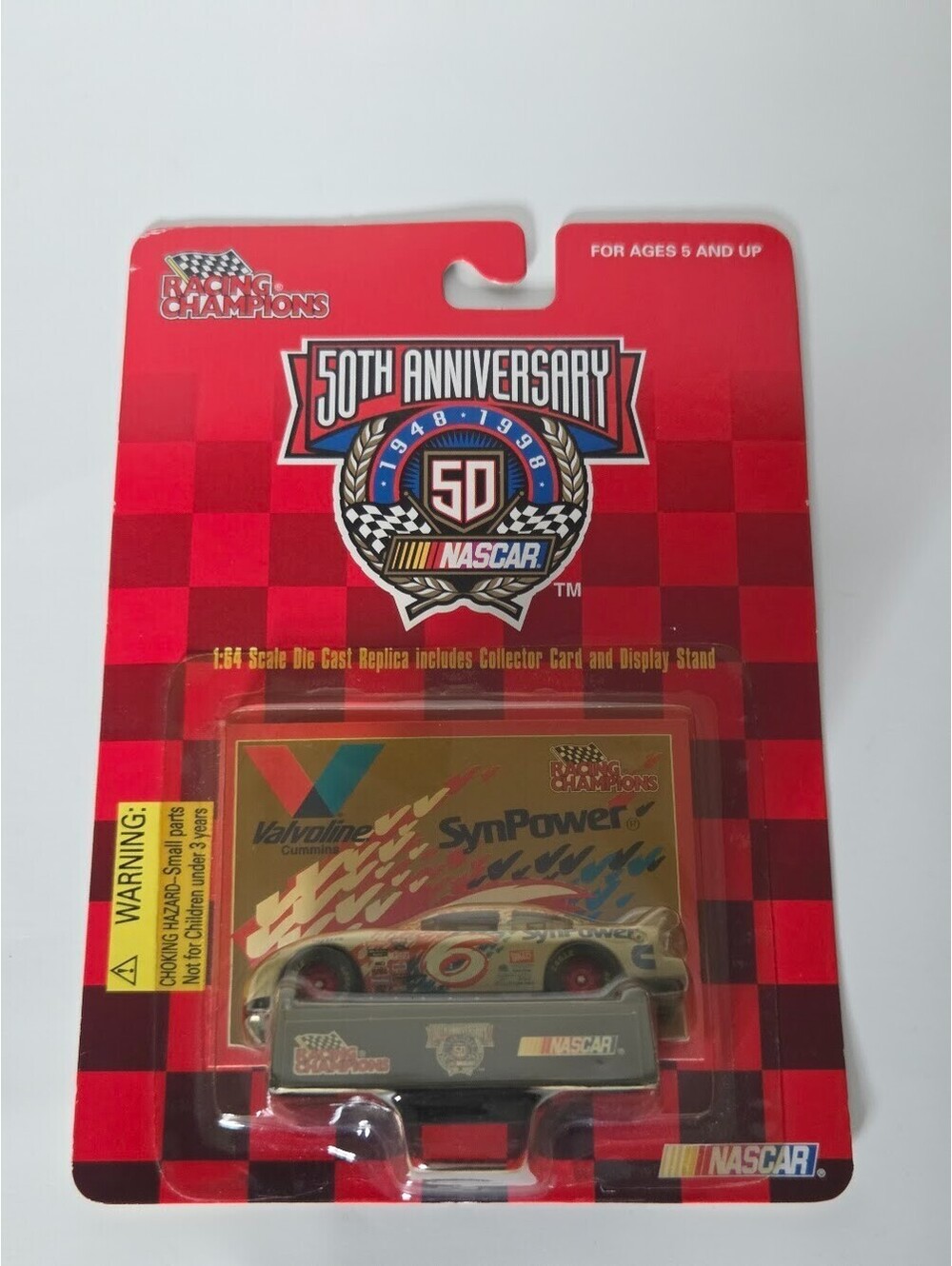 Racing Champions NASCAR 50th Anniversary Car #6 SynPower 1:64 Die Cast